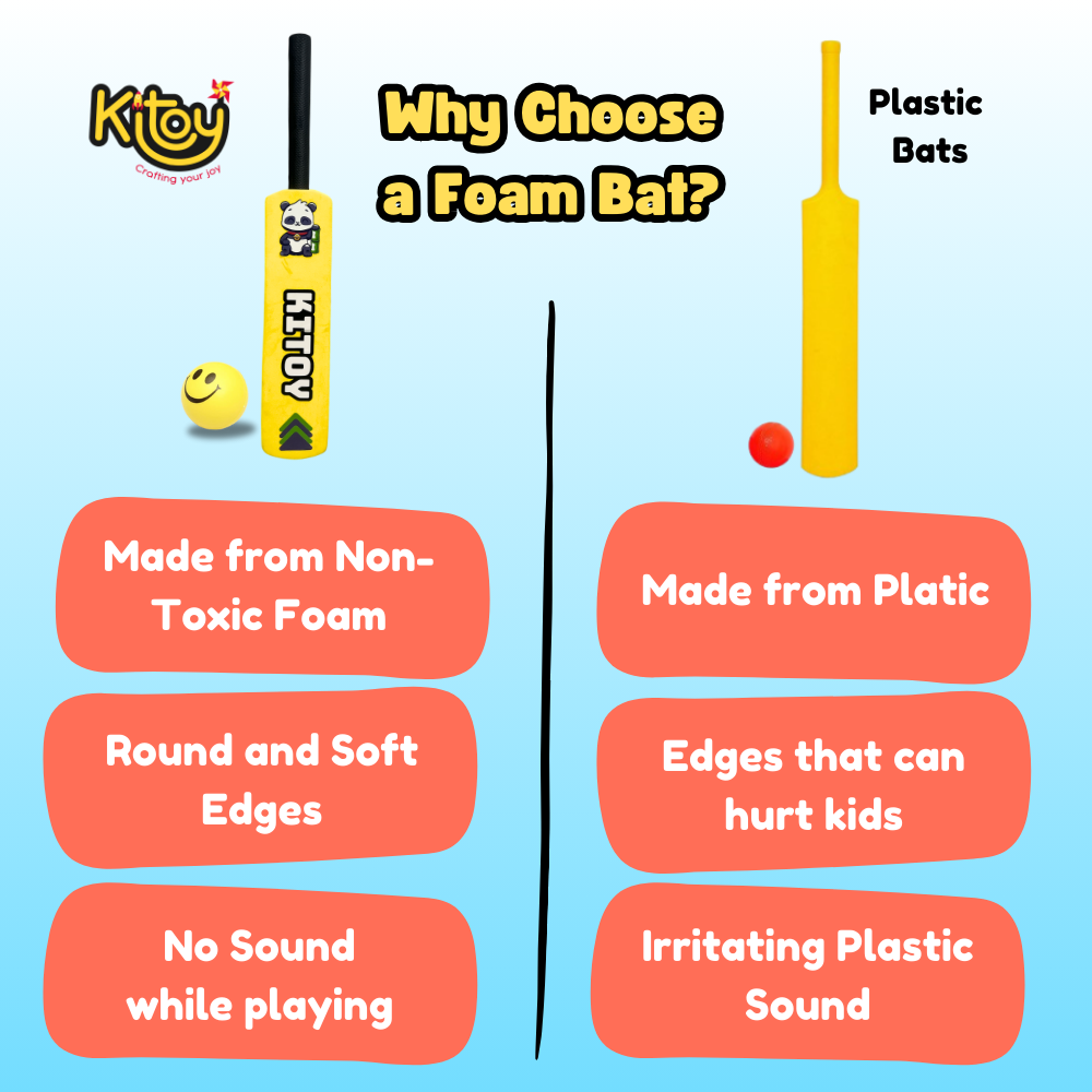 Kitoy Foam Bat and Ball Set (23 Inch)