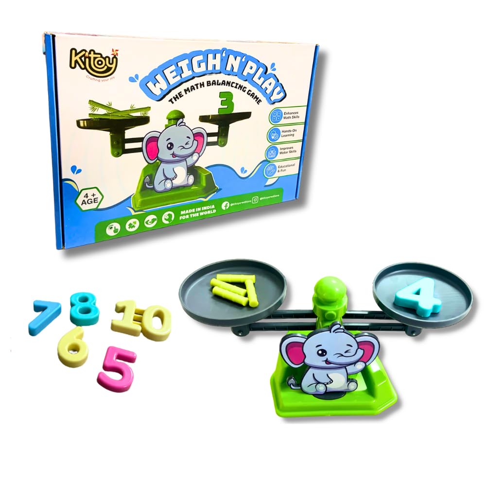 Weigh N Play | Math Balancing Toy (Elephant)