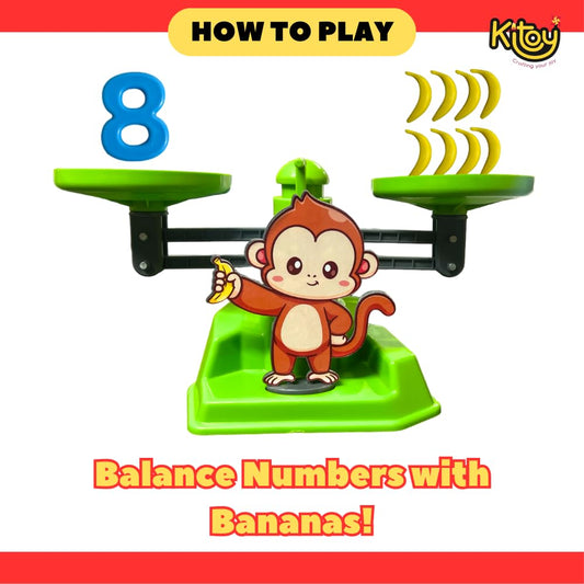 Weigh N Play | Math Balancing Toy (Monkey)