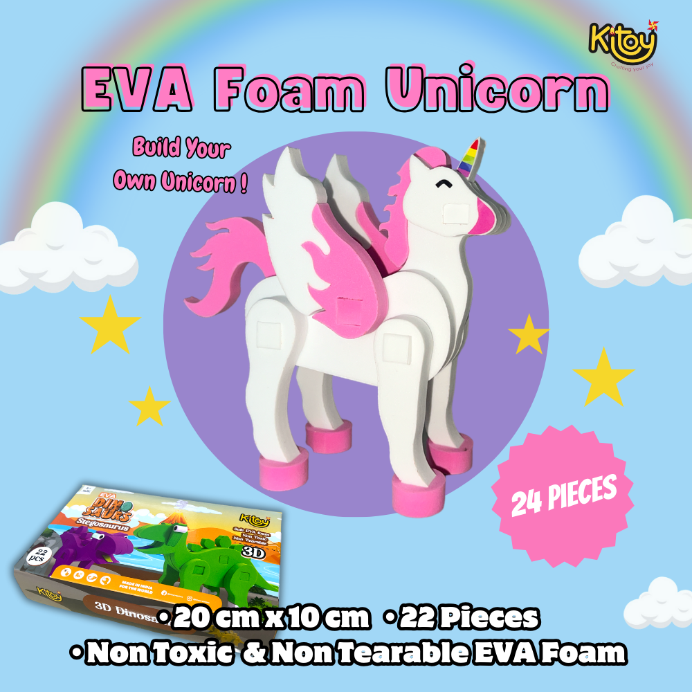Build-Your-Own EVA Foam Unicorn