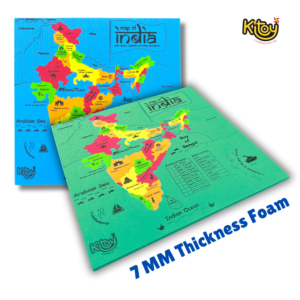 Foam India Map Puzzle