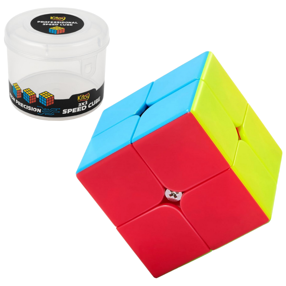 2x2 Speed Cube | Premium Cube with Carrying Case – Kitoy