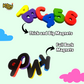 Alphabet and Number Magnets Combo | Total 71 Magnets | 26 Upper Case Letters Alphabets and 40 Number 5 Operators