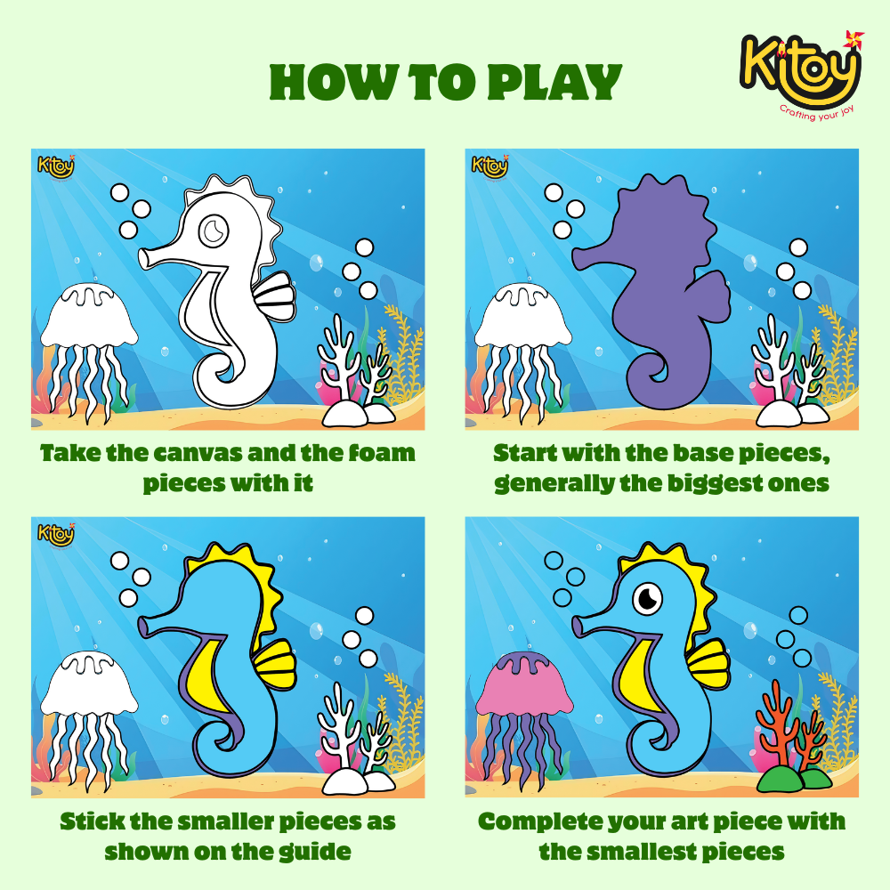 3D Foam Stickers + Colouring (2 in 1)