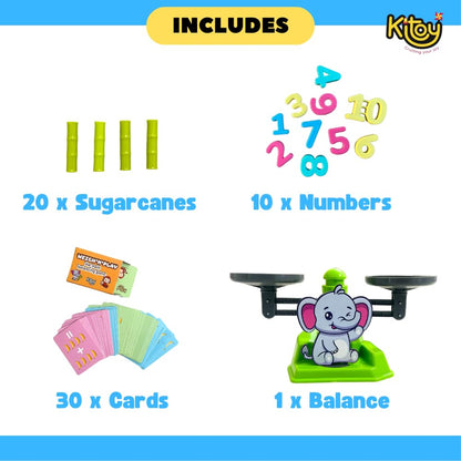 Weigh N Play | Math Balancing Toy (Elephant)