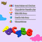Alphabet and Number Magnets - 36 Total Magnets | 26 Upper Case Alphabet and 10 Number Fridge Magnets