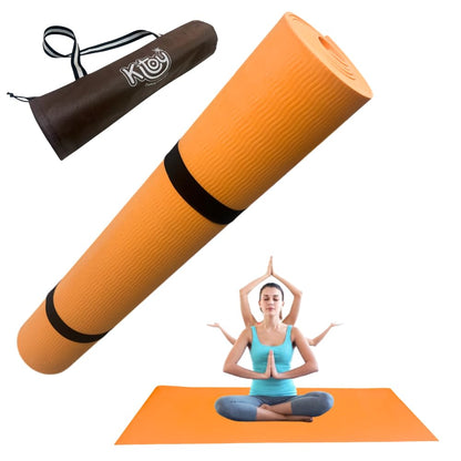 Arogyafit 4mm Yoga mat with Yogamat Cover