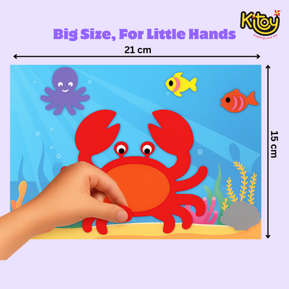 3D Foam Stickers + Colouring (2 in 1)
