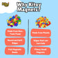 Alphabet and Number Magnets - 36 Total Magnets | 26 Upper Case Alphabet and 10 Number Fridge Magnets