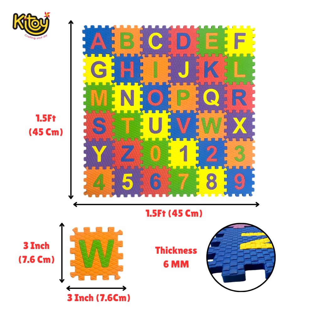 ABCD Play Mat (Medium 1.5Ft x 1.5Ft)