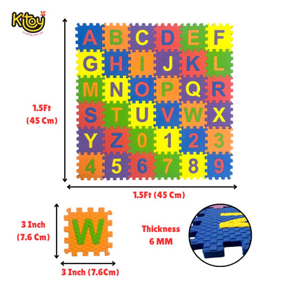 ABCD Play Mat (Medium 1.5Ft x 1.5Ft)