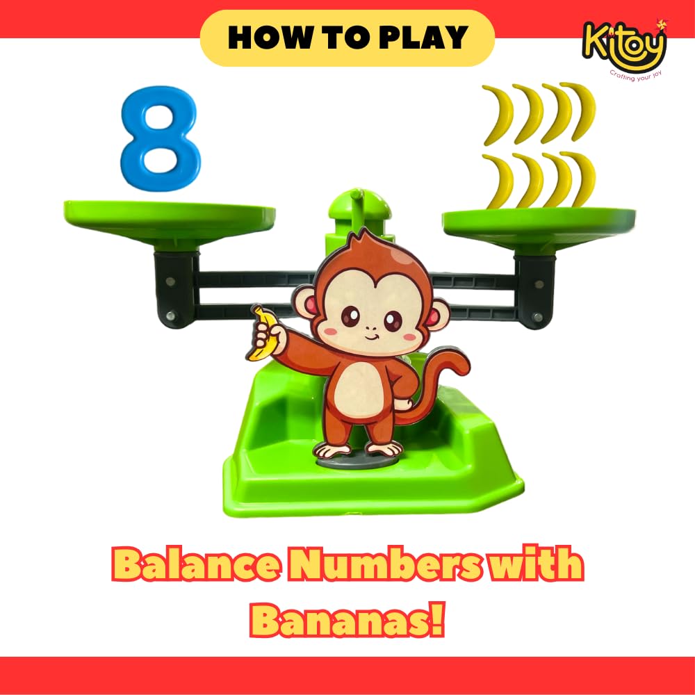 Weigh N Play | Math Balancing Toy (Monkey)