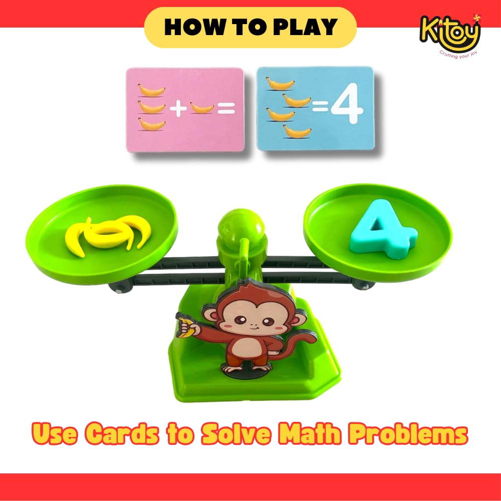 Weigh N Play | Math Balancing Toy (Monkey)