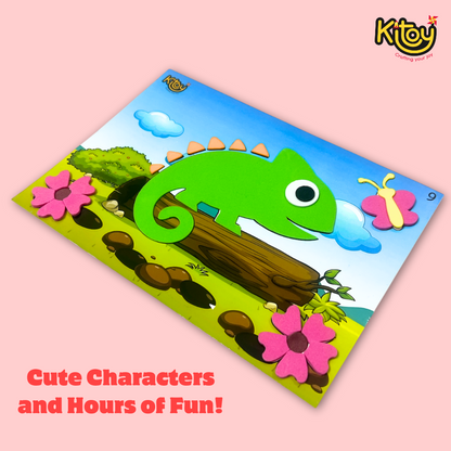 3D Foam Stickers + Colouring (2 in 1)