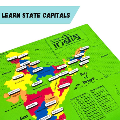 KITOY Foam Magnetic India Map Puzzle