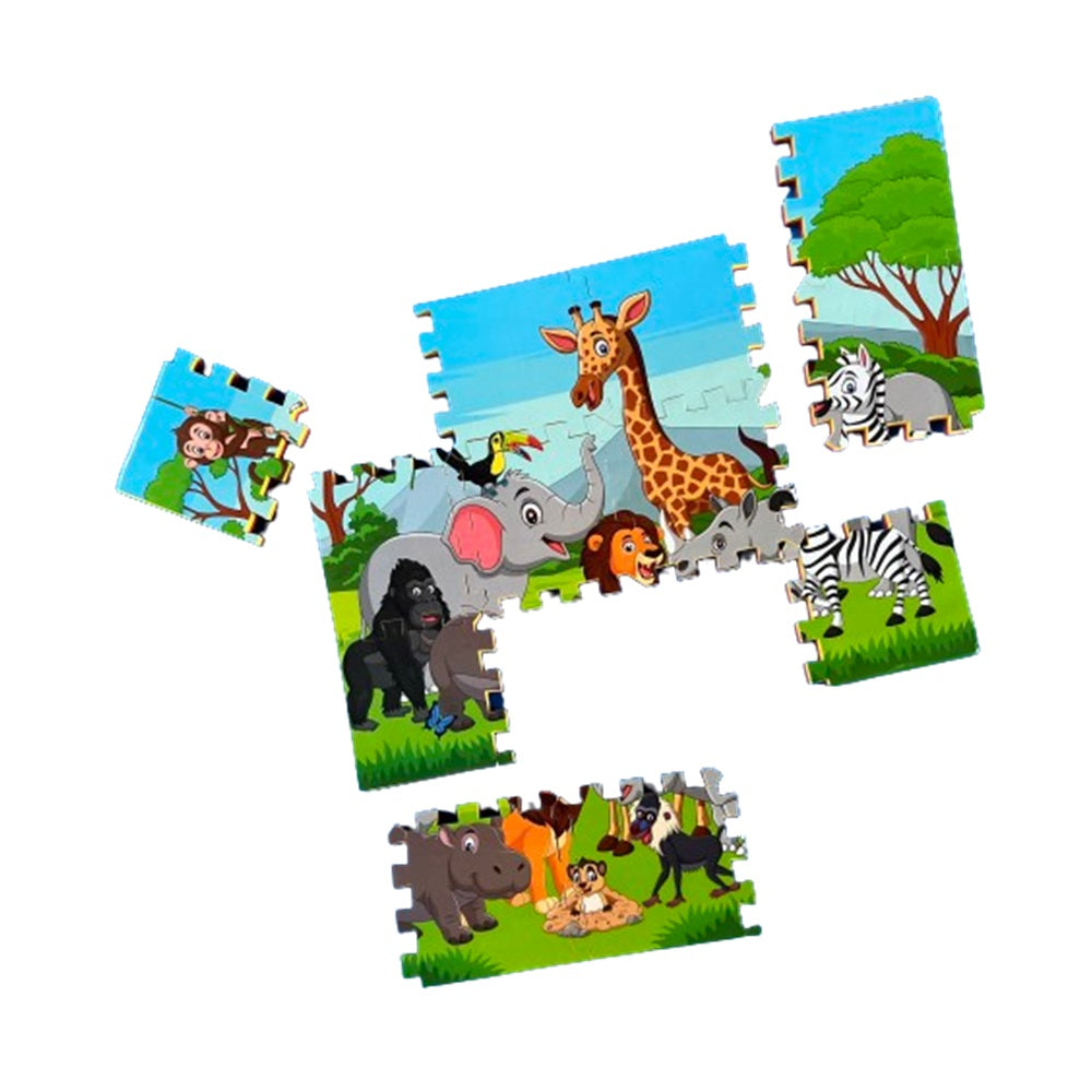 Jungle Safari Puzzle (Set of 4)