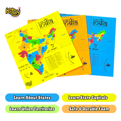 Foam India Map Puzzle