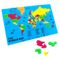 Foam World Map Puzzle