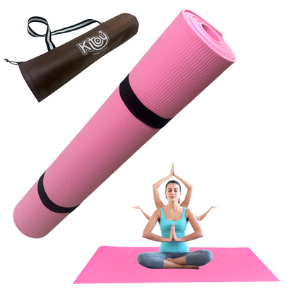 Arogyafit 4mm Yoga mat with Yogamat Cover